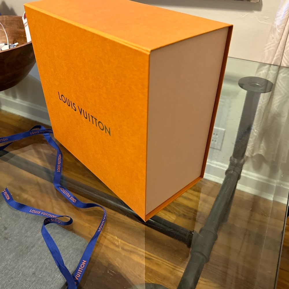 Authentic LV box bag and dust bag